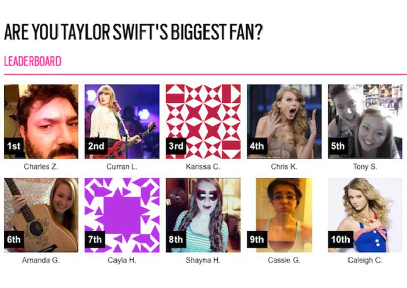 A 39 year old man wins a competition to meet Taylor Swift.