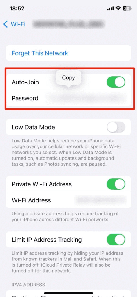 Tap The Password Field
