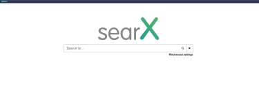 SearX open-source search engine with advanced settings