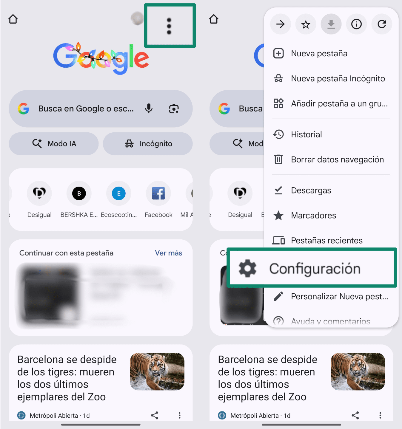 Tap The Three Dot Menu Es