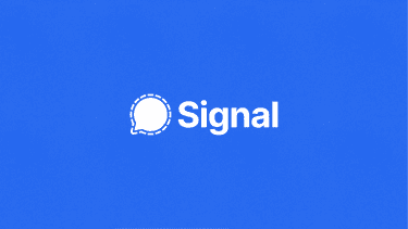 Signal messaging app logo.