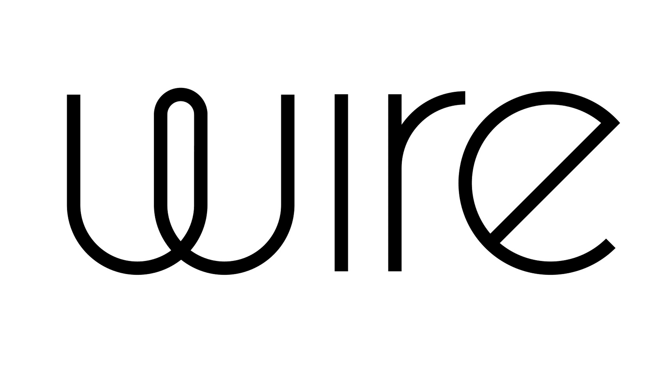 Wire logo. The word ‘wire’ in a thin, stylized, lowercase black font on a white background.