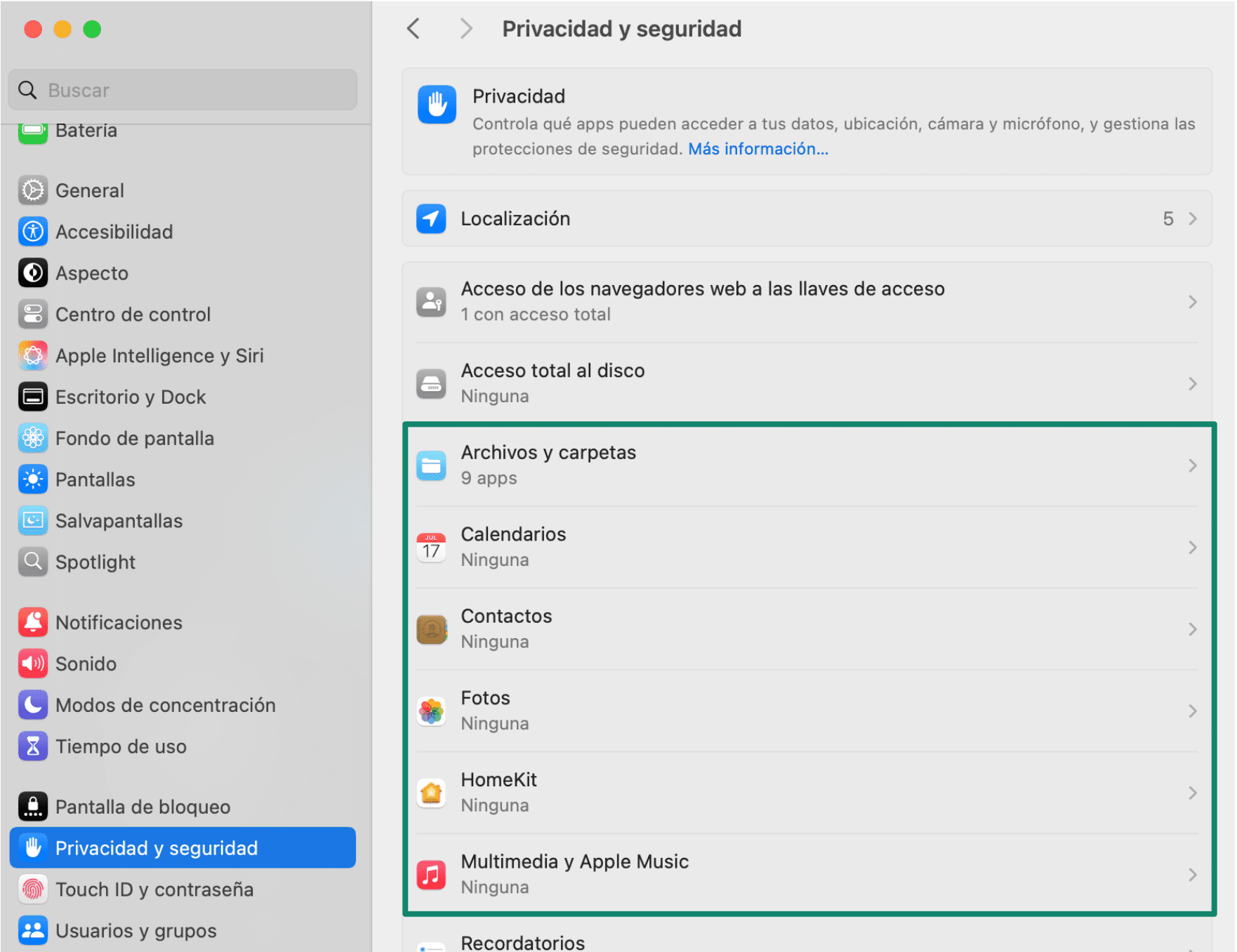 Choose System Settings Es