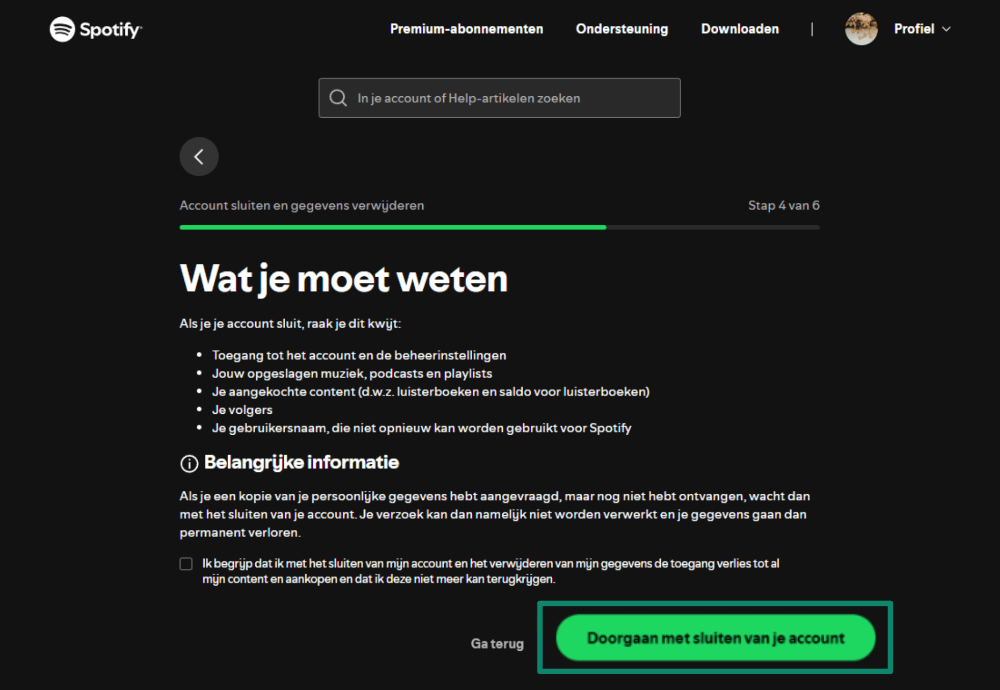 Follow The Deletion Instructions Nl