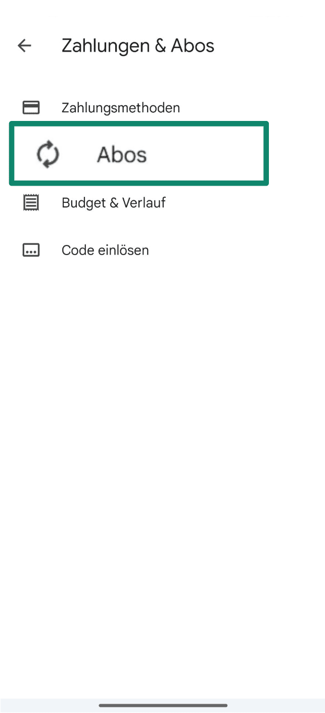 Tap Subscriptions De