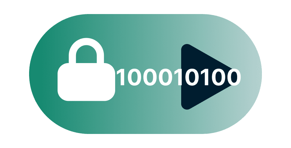 Brick wall with an opening and a cursor going through it.