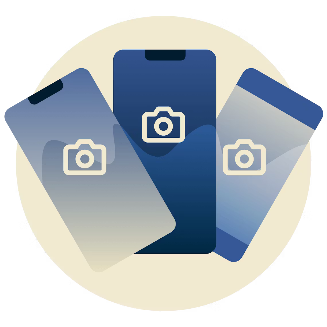 Instagram logo on mobile devices. 