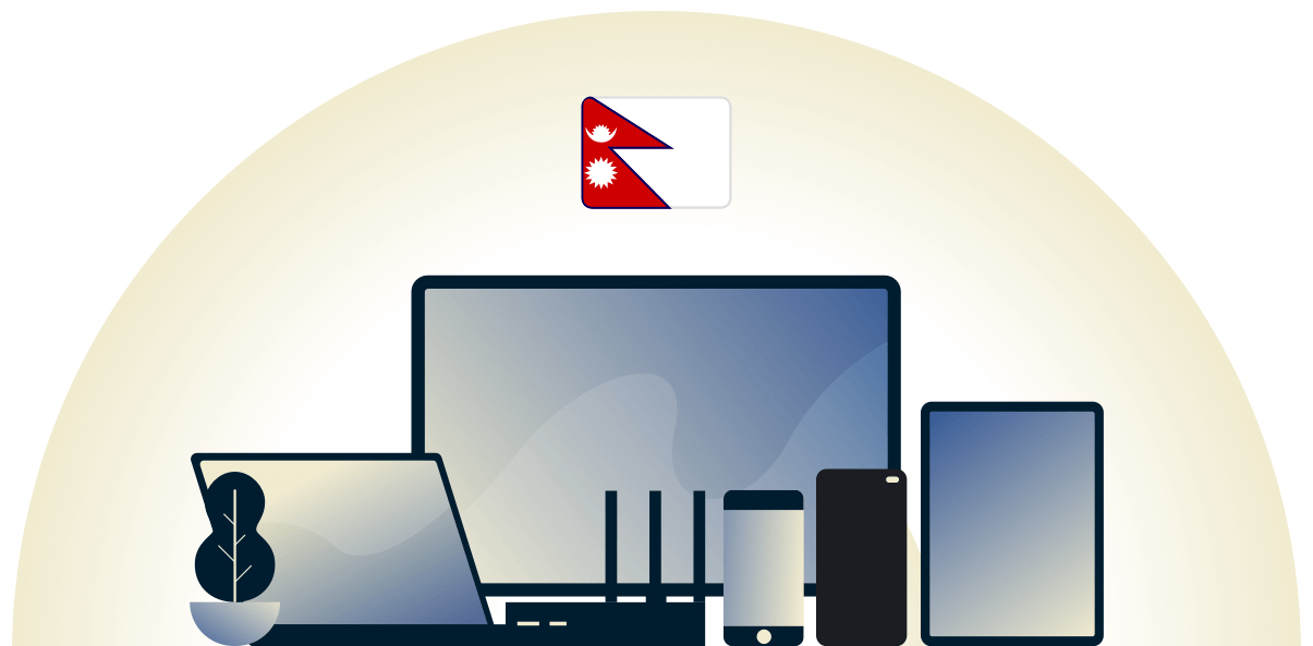 VPN เนปาลปกป้องความหลากหลายของอุปกรณ์