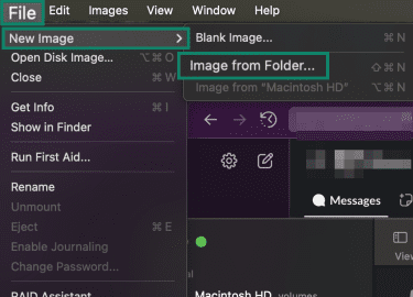 How to create a dmg file on mac.