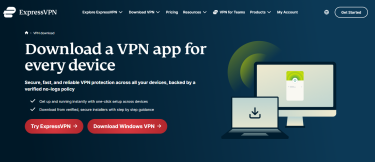 The ExpressVPN downloads page