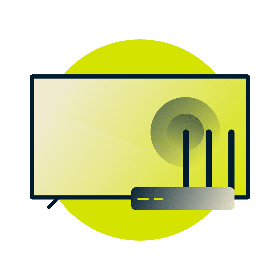 Collega la smart TV a un router VPN.